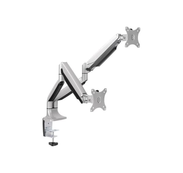 Logilink BP0043 Dual Monitor Skrivbordsfäste, 13"-32", gasfjäder, aluminium