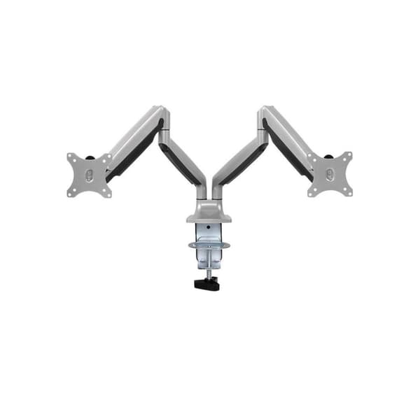 Logilink BP0043 Dual Monitor Skrivbordsfäste, 13"-32", gasfjäder, aluminium