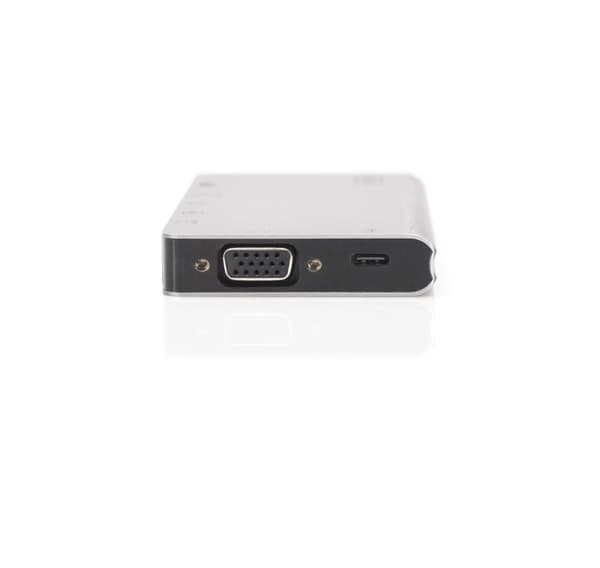Digitus, telakointiasema, USB-C Multiport Travel Dock, DA-70866