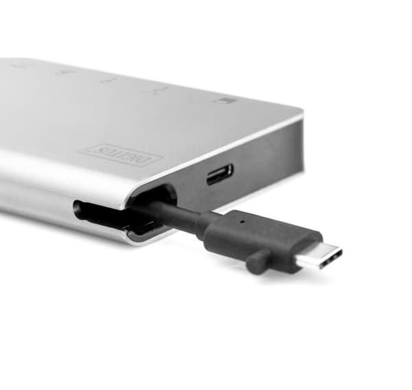 Digitus, telakointiasema, USB-C Multiport Travel Dock, DA-70866