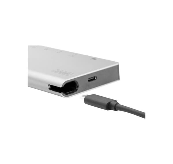 Digitus, telakointiasema, USB-C Multiport Travel Dock, DA-70866