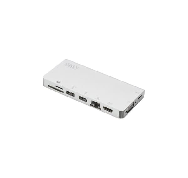 Digitus, telakointiasema, USB-C Multiport Travel Dock, DA-70866