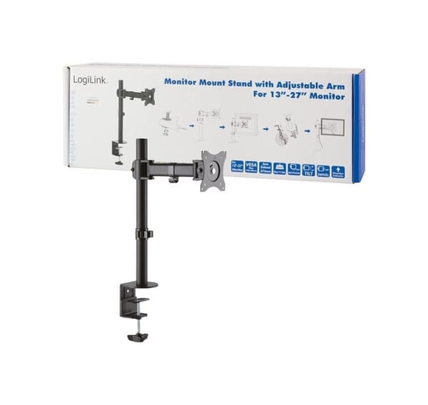 Logilink, BP0020 Monitor Skrivbordsfäste, 13"-27", arm 274mm