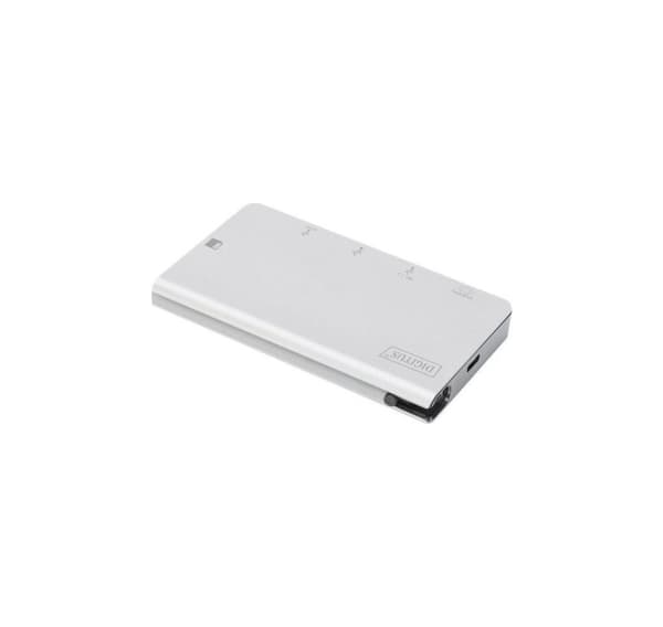 Digitus, USB Type-C Multiport Travel Dock, 6-porttinen, DA-70867