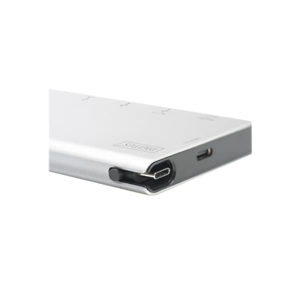 Digitus, USB Type-C Multiport Travel Dock, 6-porttinen, DA-70867