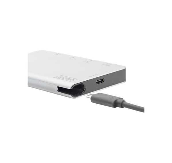 Digitus, USB Type-C Multiport Travel Dock, 6-porttinen, DA-70867