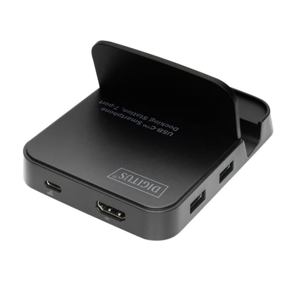 Digitus, USB-C-älypuhelintelakointiasema, 7-portti, DA-70882