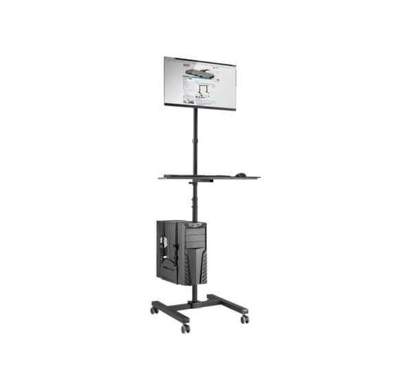 Digitus, DA-90374, Mobil arbejdsstation med individuel højdejustering
