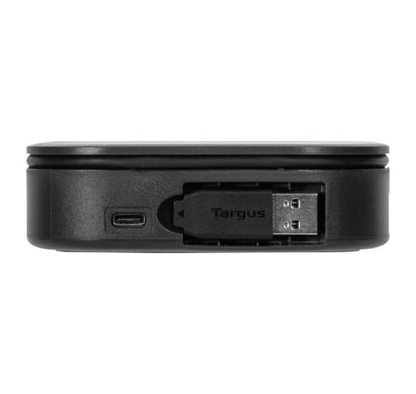 Targus, Universal DisplayLink USB-C Dual Monitor Resedockningsstation, 80W