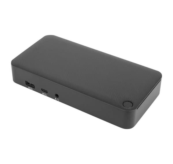 Targus, Universal DisplayLink USB-C Dual 4K HDMI-dokkingstasjon med 65 W strømforsyning