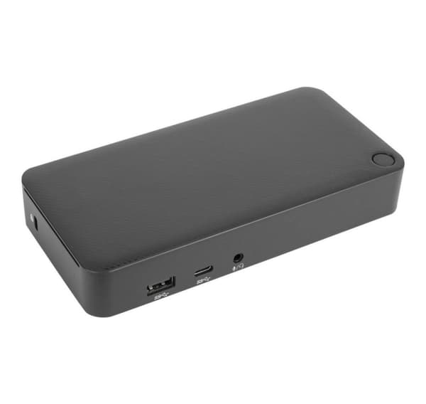 Targus, Universal DisplayLink USB-C Dual 4K HDMI-dokkingstasjon med 65 W strømforsyning