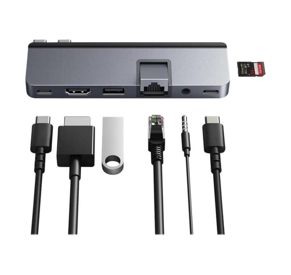 Hyper, HyperDrive DUO PRO 7-i-2 USB-C Hub til MacBook Air/Pro 2016-2020