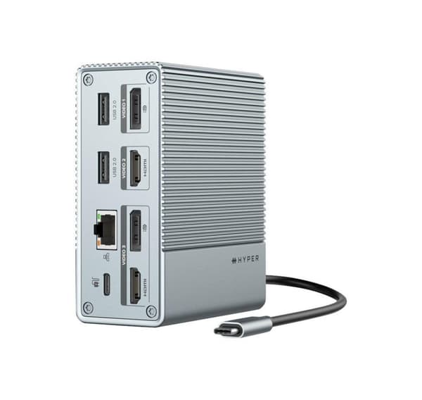 Hyper, HyperDrive GEN2 12-in-1 USB-C-telakointiasema