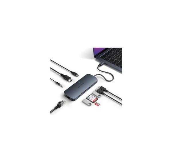 Hyper, HyperDrive EcoSmart Gen.2 Universal USB-C 10-i-1 Hub med 140 W PD3.1 Power Pass-thru