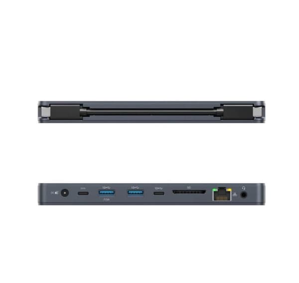 Hyper, HyperDrive Universal Silicon Motion USB-C 10-i1 Dual HDMI-dockingstation