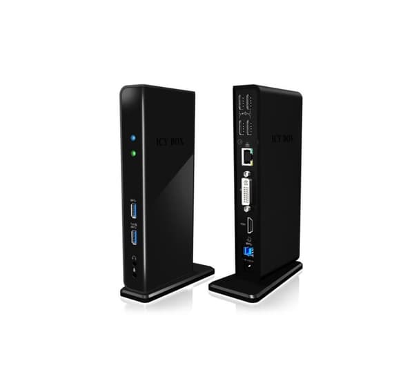 Raidsonic, USB-A-telakka, ICY BOX, IB-DK2241AC-telakointiasema