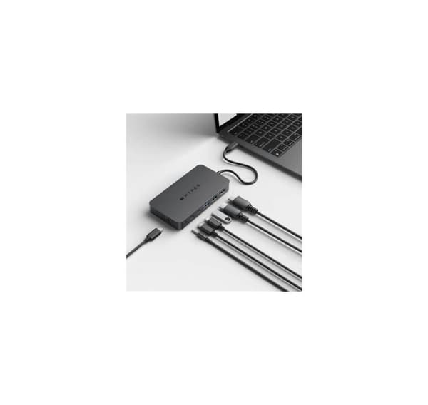 Hyper, HyperDrive Universal USB-C 7-in1 Dual HDMI Mobile Dock M1/M2 MBAir/Pro:lle