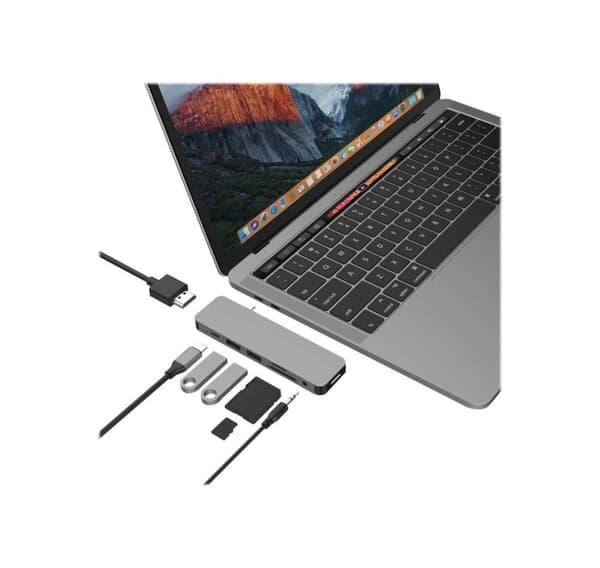 Hyper, HyperDrive USB-C 7-i-1 Laptop Form-Fit Hub