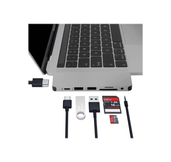 Hyper, HyperDrive USB-C 7-i-1 Laptop Form-Fit Hub