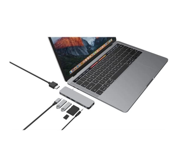 Hyper, HyperDrive USB-C 7-i-1 Laptop Form-Fit Hub