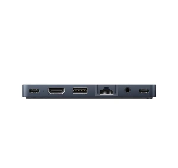 Hyper, HyperDrive Dual USB-C TB -yhteensopiva 7-in-2-keskitin yleisellä USB-C-ulkoisovittimella MacBook Airille/Prolle 2016-2020