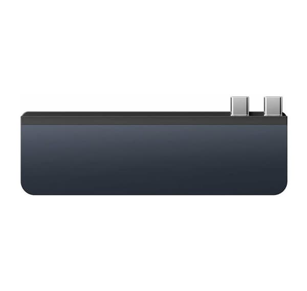 Hyper, HyperDrive Dual USB-C TB -yhteensopiva 7-in-2-keskitin yleisellä USB-C-ulkoisovittimella MacBook Airille/Prolle 2016-2020