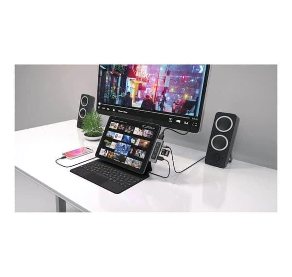 Hyper, HyperDrive Media 6-i-1 USB-C Hub til iPad Pro/Air
