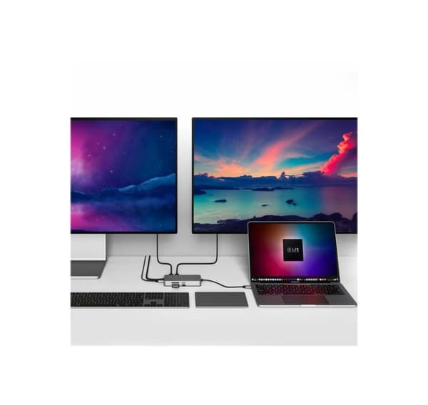 Hyper, HyperDrive Universal USB-C 10-in1 Dual HDMI Mobile Dock