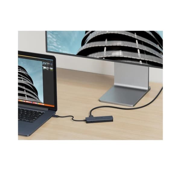 Hyper, HyperDrive EcoSmart Gen.2 Universal USB-C 6-i-1 Hub med 100 W PD Power Pass-thru