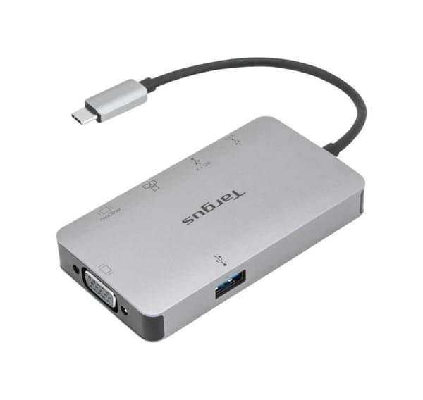 Targus USB-C DP Alt Mode Single Video 4K HDMI/VGA -telakointiasema 100 W PD Pass-Thru