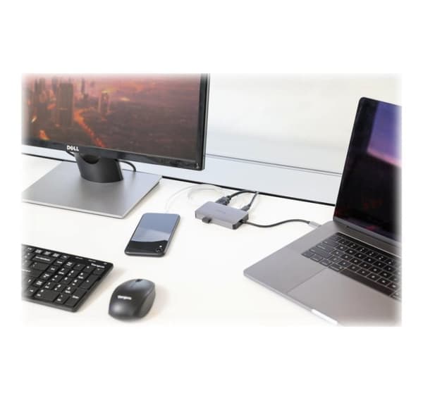 Targus USB-C DP Alt Mode Single Video 4K HDMI/VGA -telakointiasema 100 W PD Pass-Thru
