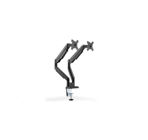Digitus, Universal Dual Monitor Mount med gasfjeder og klemmemontering