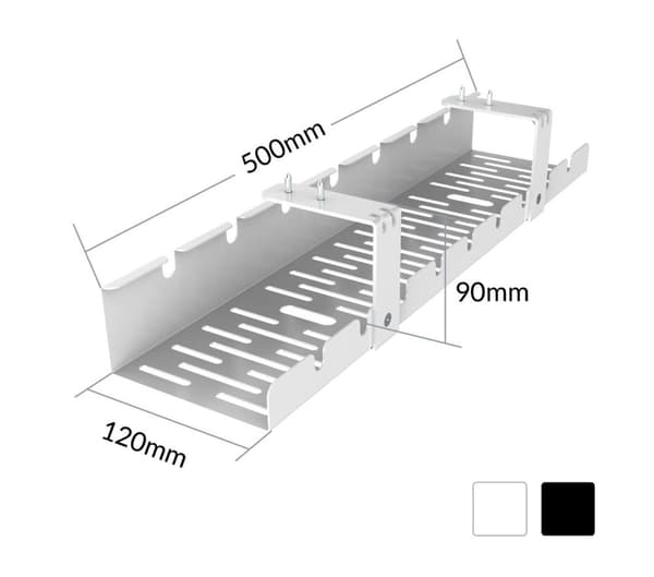 ACTIVEJET skrivebordskabelorganisator CMP502 Sort