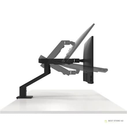 Dell | Skrivbordsfäste | MSA20 | Höjd, lutning, vridning, djup | 45–91 cm | Maxvikt (lastkapacitet) 10 kg | Svart