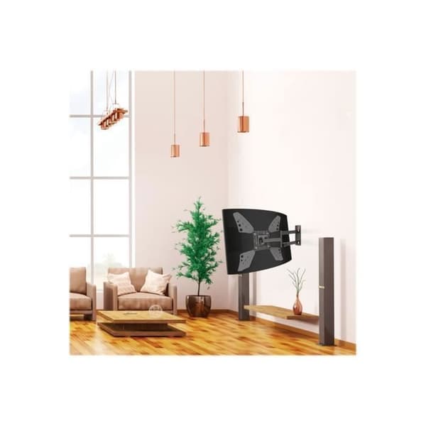 Stödhållare för TV - 3400l Vesa Non-vesa Upp till 600 X 400 Mm Rotation Fällbar Svängbar Nejbart Väggmonterad 32–1778 Cm/81–17