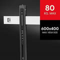 Miniatyrbild 4 av 4: Support väggmontering Ultra Slim - One For All - WM66 - Skärmar 32 till 84 tum - Belastning 70 kg - Svart