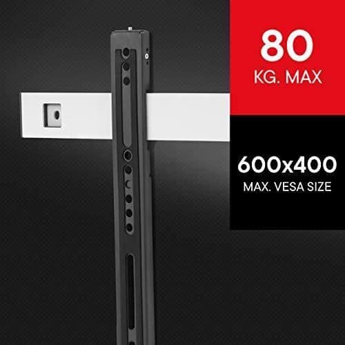 Support väggmontering Ultra Slim - One For All - WM66 - Skärmar 32 till 84 tum - Belastning 70 kg - Svart