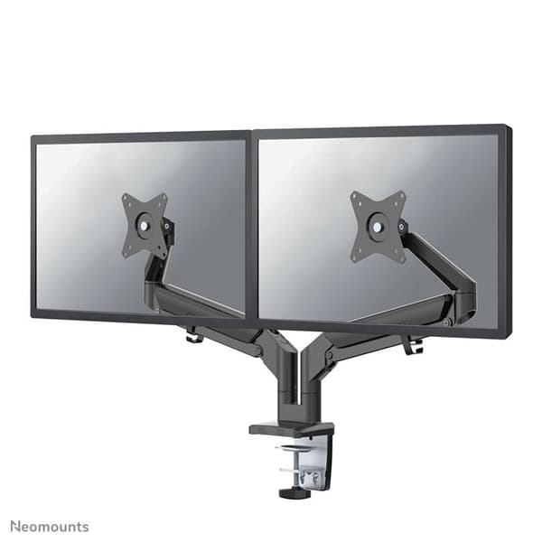 Neomounts DS70-810BL2 x2 bildskärmsbordsfäste 17" (17) - 32" (32) Svart lutning + vridbar, justerbar