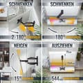Miniatyrbild 3 av 4: RICOO Support Murale TV Orienterbar S0822 Nej Universal 29-47 74-119cm