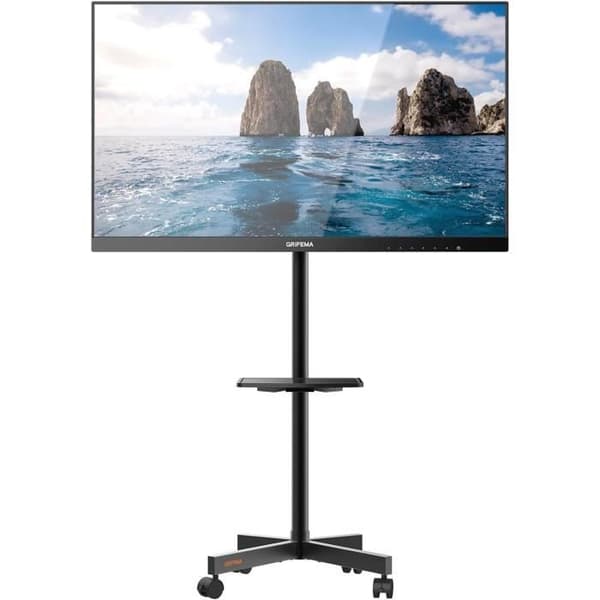 GRIFEMA GB3001 Universell TV-möbel med stöd på hjul för LCD/LED-TV upp till 65 tum