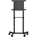 Miniatyrbild 2 av 3: Fixation tv - support tv - väggmontering för tv Startech - MBLTVSTNDEC - TV-vagn för 37-70'' med hjul