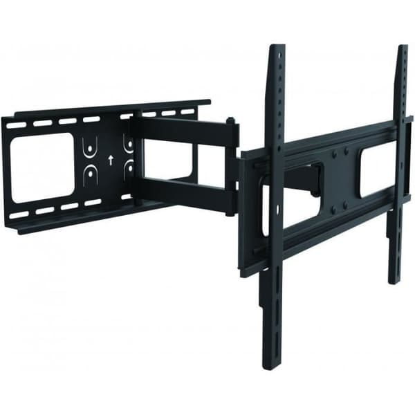 DELTACO väggfäste för TV/monitor, 32-75t, max 50kg, 3 ledare, svart Svart
