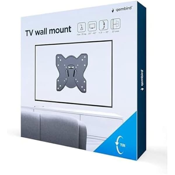 GEMBIRD fast TV-bänk WM-42T-03 23" 42" 25 kg Svart