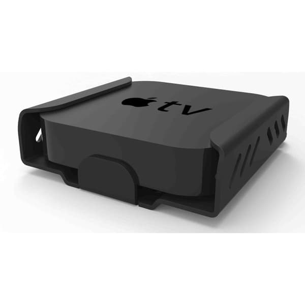 Apple TV Monteringssats - Skyddsfäste - Jet Black - Högkvalitativt aluminium
