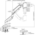 Miniatyrbillede 6 af 6: Leddelt arm - OPLITE - MT49 - Hvid