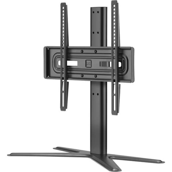 ONE FOR ALL - Fritstående TV-bord 32-65 Solid Range - 15° vipning og 90° drejning - Kompatibel med skærme på 32-65''/81-165 cm Sort
