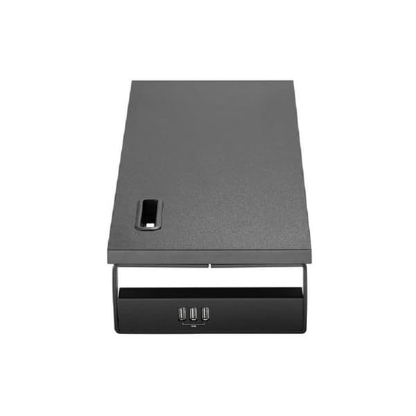 TV-fäste - tv-stöd - väggfäste för tv-utrustning - 650881 - Monitortischerhöhung bis 15kg med 3x USB2.0-portar sw