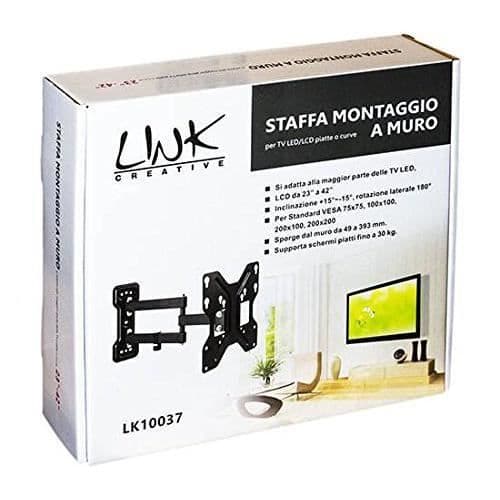 Stödvägg - Länk - LK10037 - Stål - Justerbar - VESA 200x200