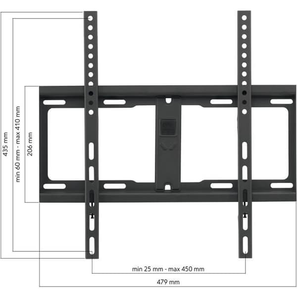 EN FÖR ALLA WM4411 väggfäste för 81-152 cm (32-60") skärmar