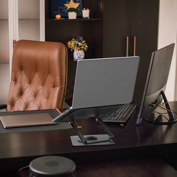 Laptopstöd T'NB iClick Metall Innovativ och funktionell 360° rotation